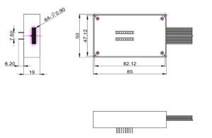 MEMS 1x64 switch drawing